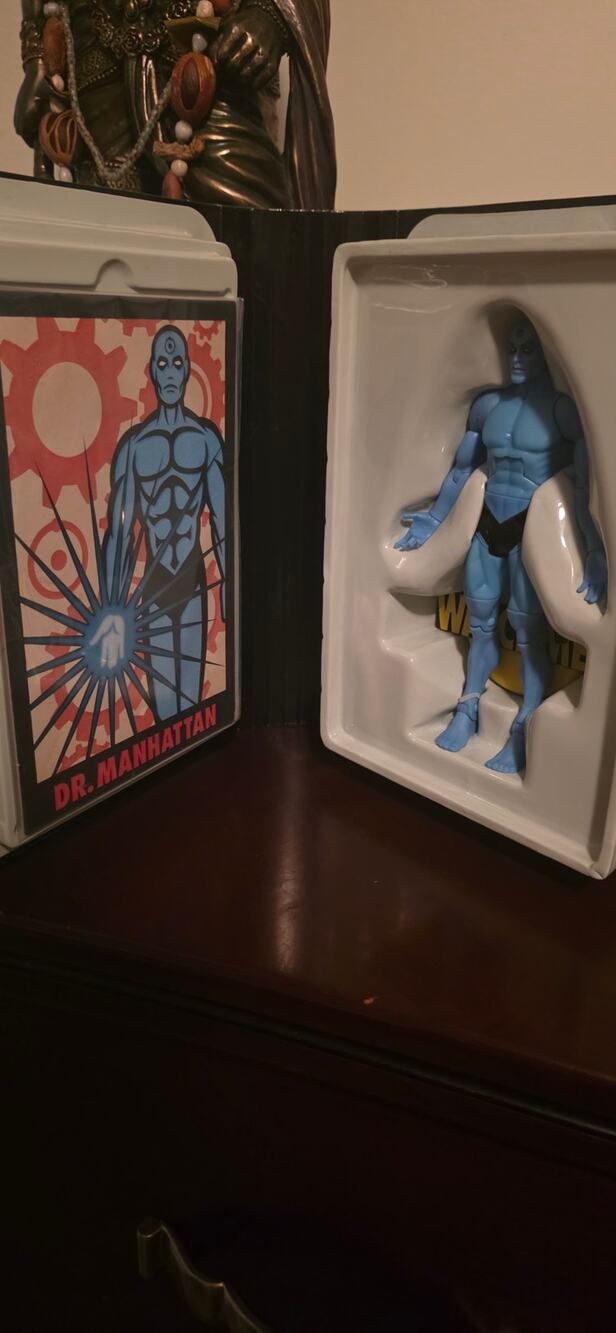 Watchmen Dr. Manhattan Action Figure with Box & Stand